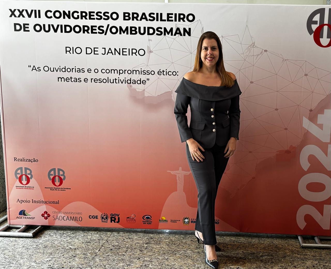 Isabel Chaves, coordenadora da Ouvidoria Parlamentar da Alece, destaca discussões realizadas no evento