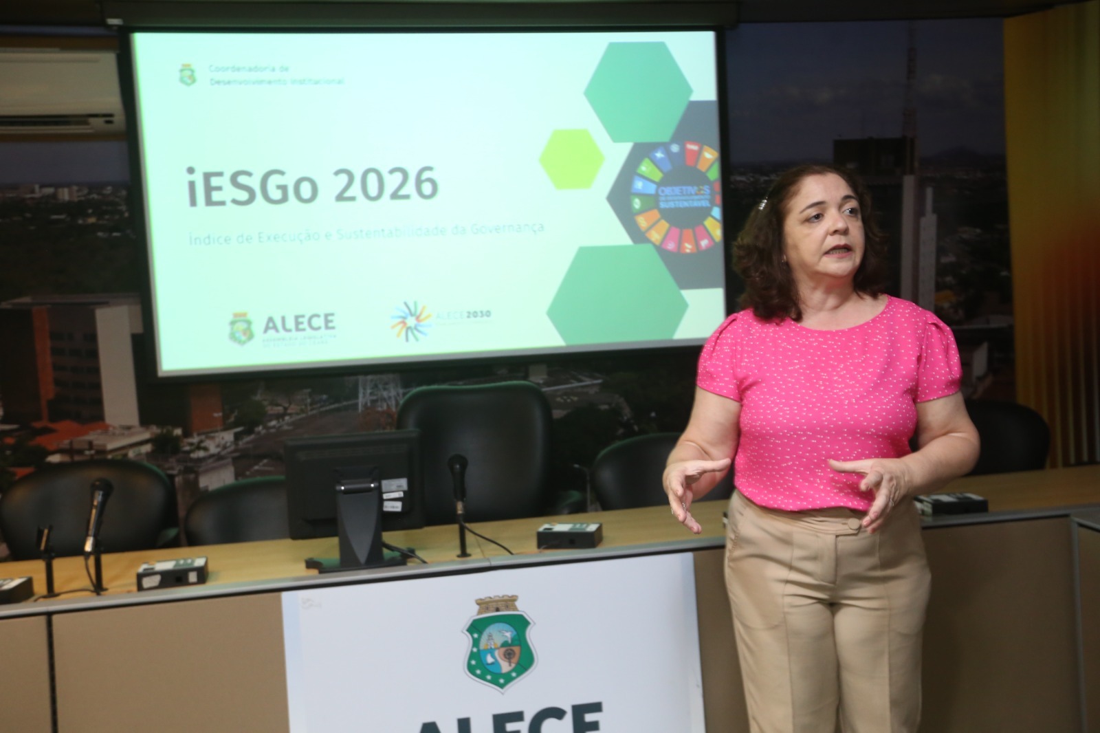 Heline Joyce Monteiro, coordenadora de Desenvolvimento Institucional da Alece