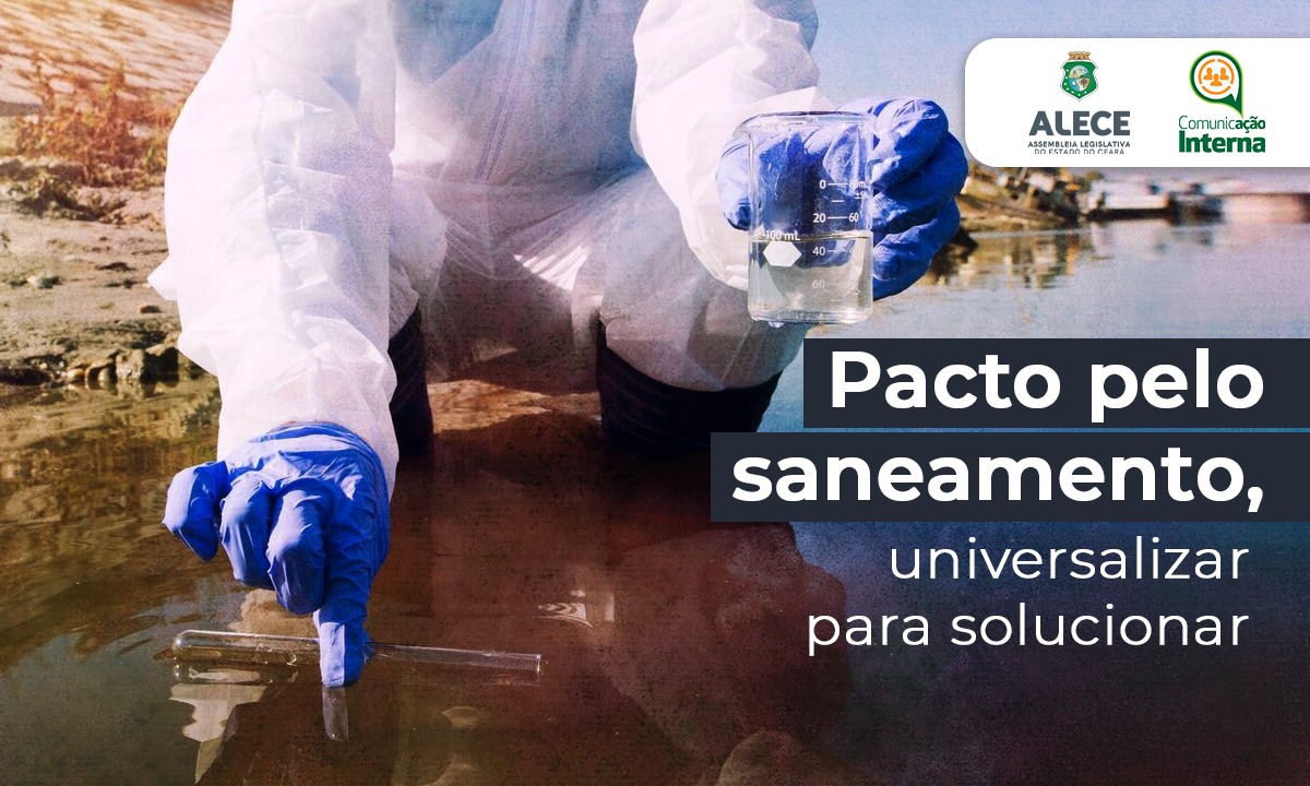 Matéria inicial da série trata da criação do Pacto pelo Saneamento Básico na Alece