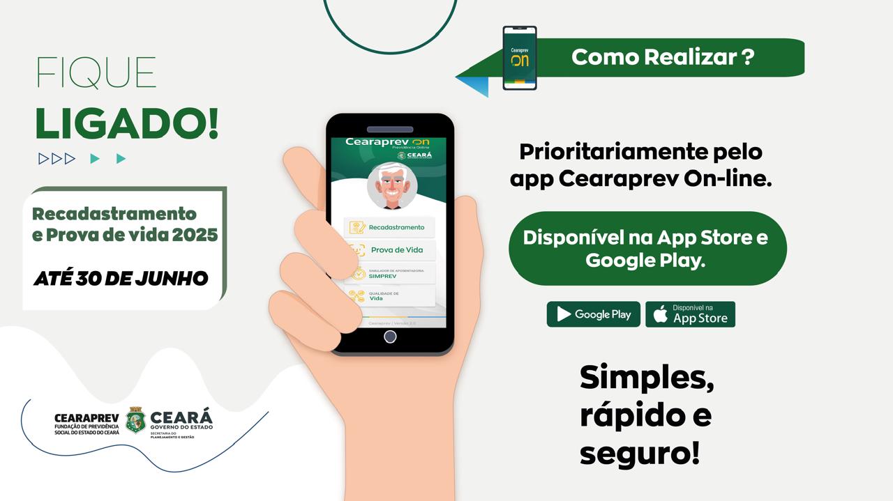 Cearaprev alerta que a não realização dos procedimentos dentro do prazo estabelecido poderá acarretar o bloqueio dos salários dos beneficiários