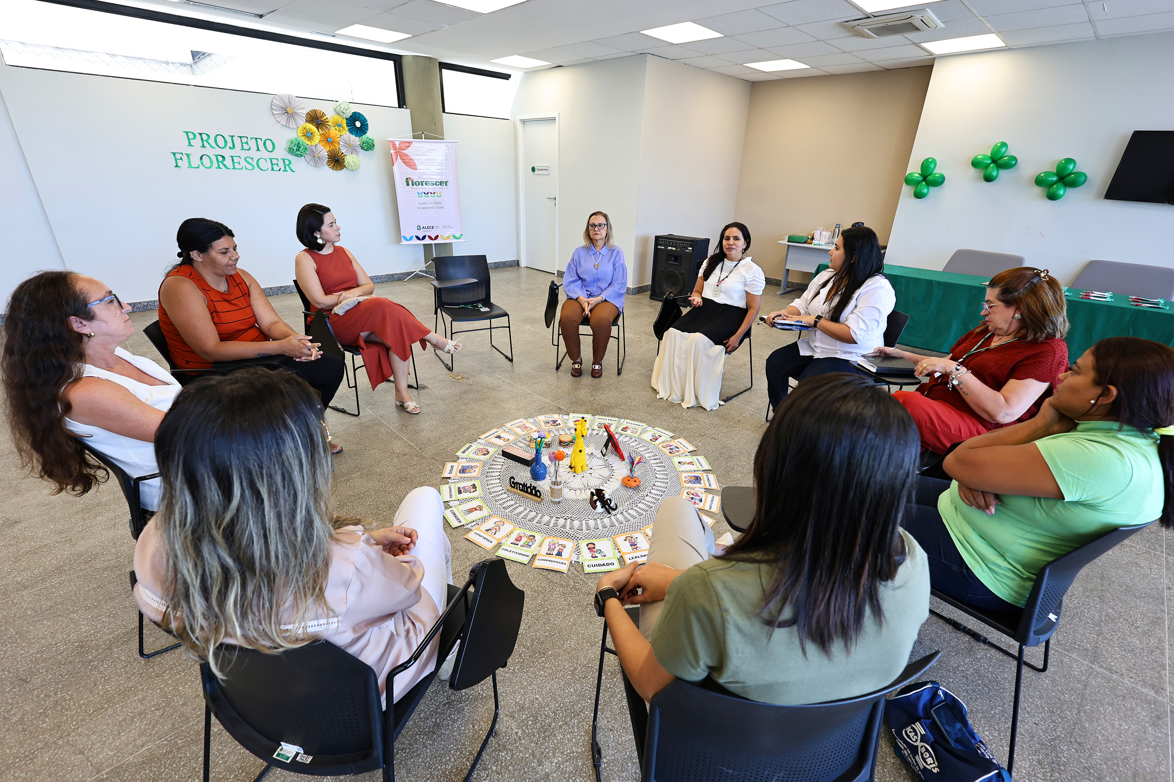 Reuniões acontecem mensalmente para mães de crianças e adolescentes acompanhados pelo DSAS