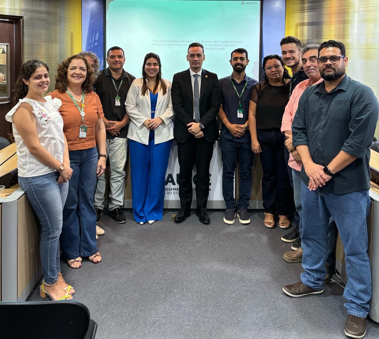 Membros do Comitê de Governança de Tecnologia da Informação e Comunicação (CGTIC) da Alece