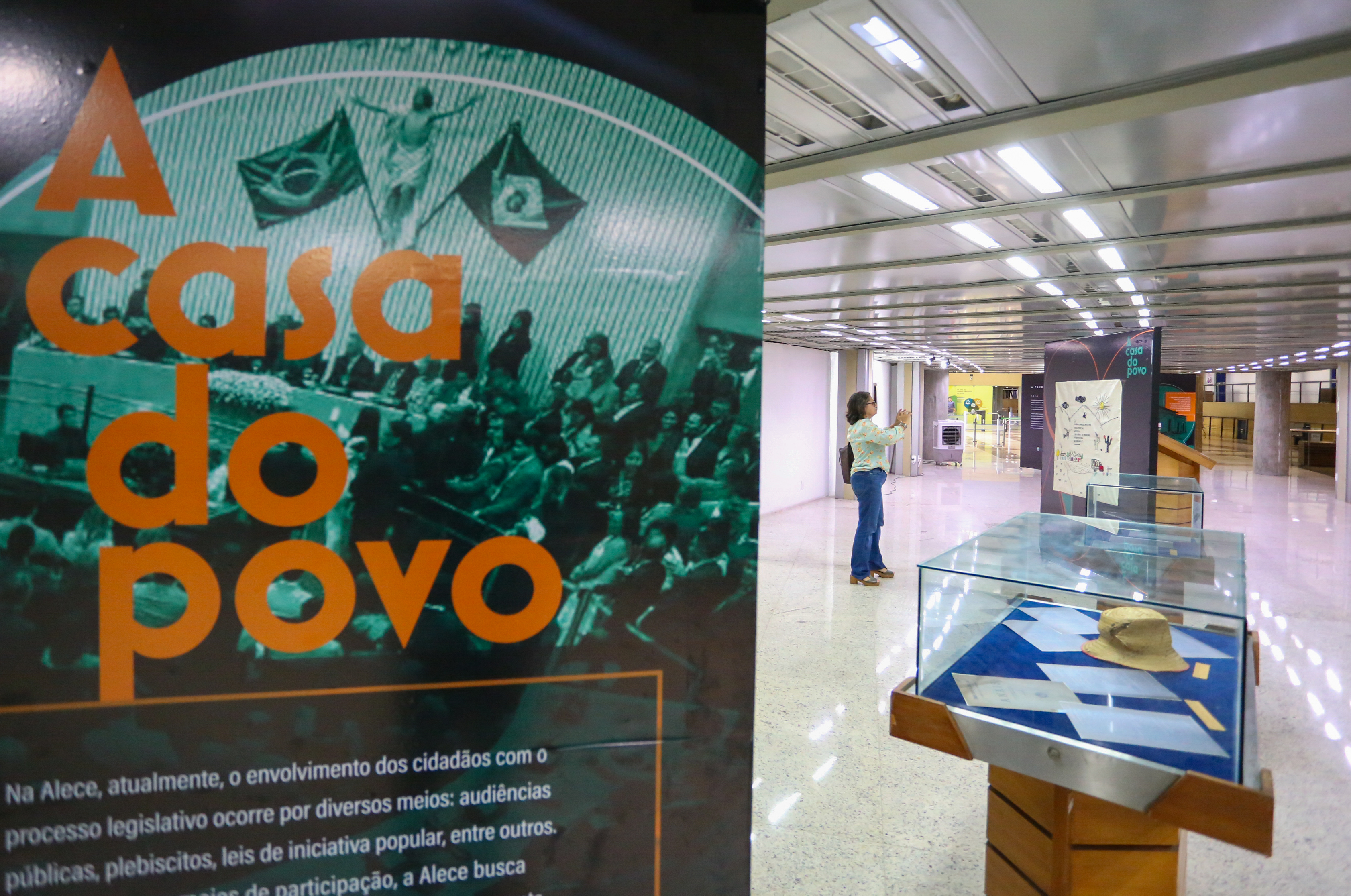 Exposição fica no prédio sede da Alece