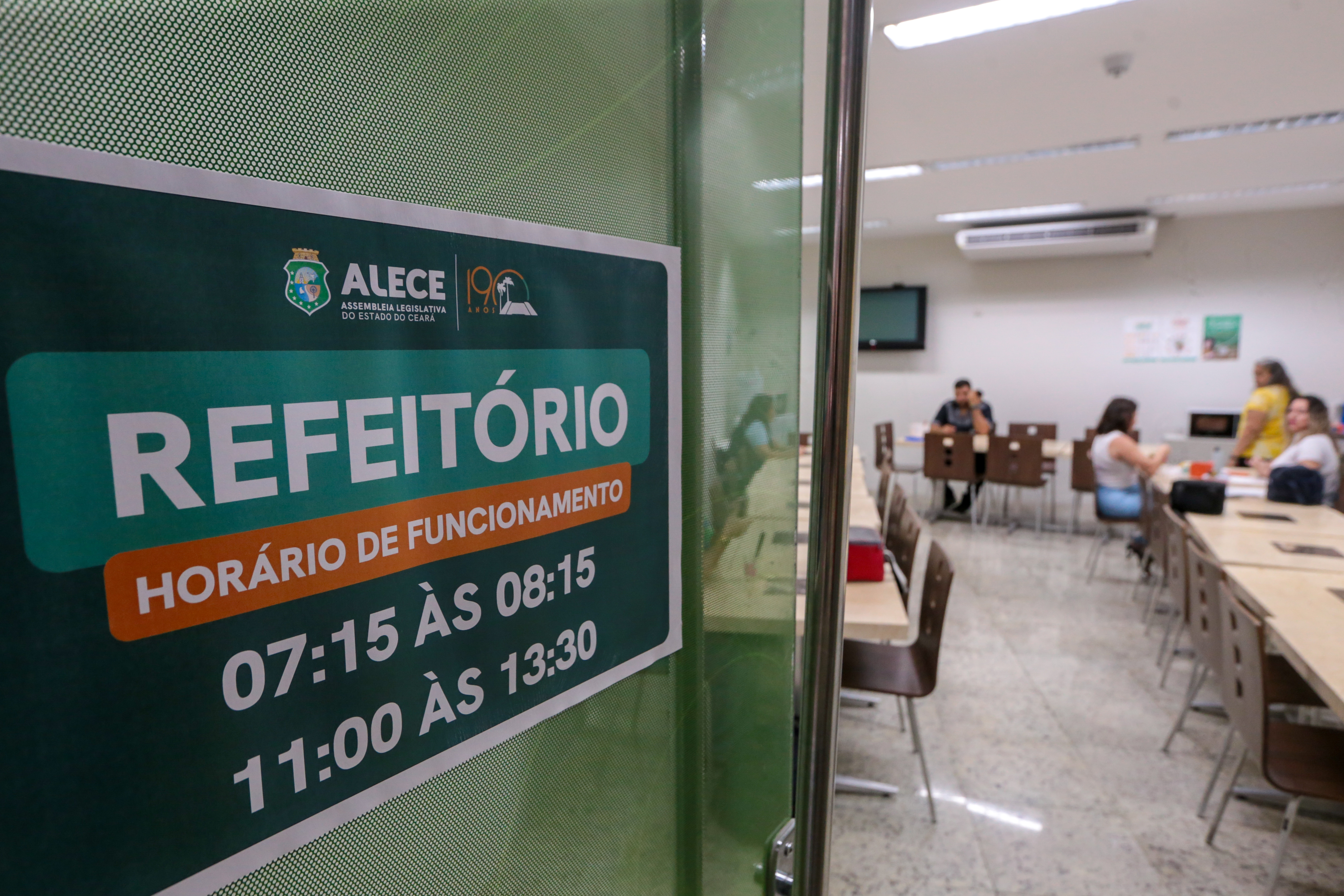 Refeitório do prédio sede da Alece