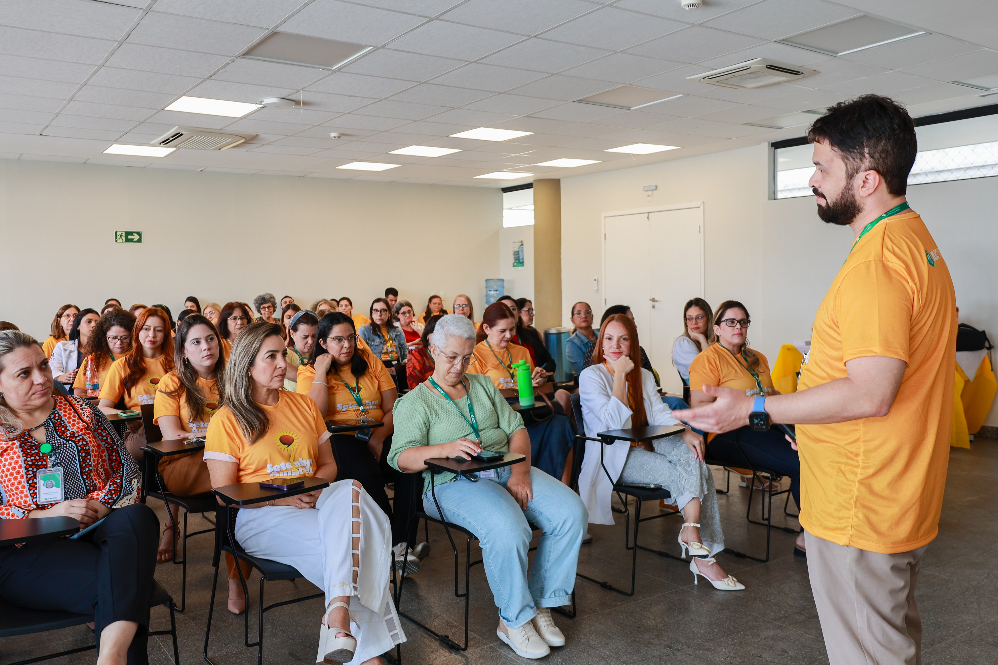 Palestra reuniu servidores do DSAS para refletir sobre como os hábitos afetam a saúde