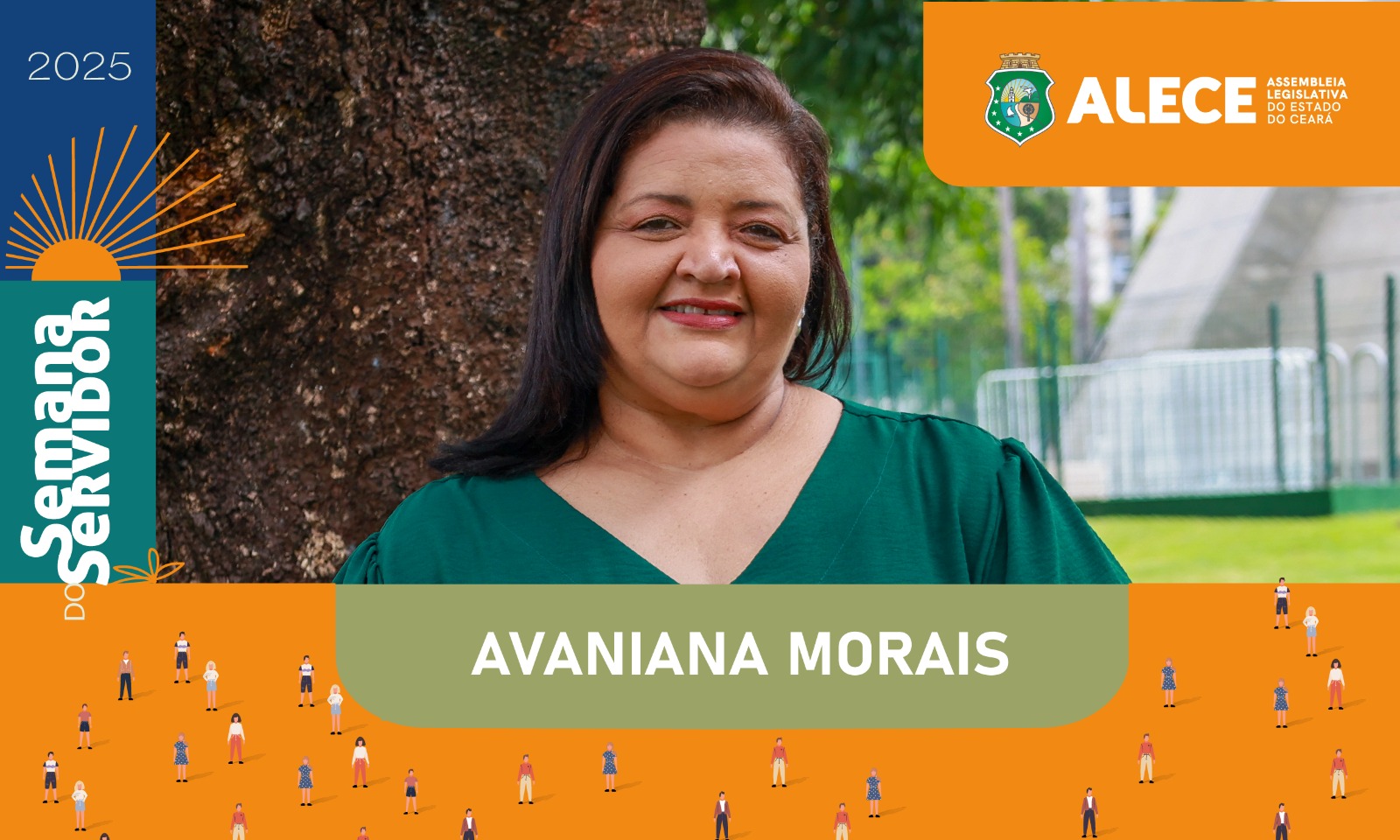 A servidora Avaniana está na Alece há 37 anos e, hoje, atua no DGP