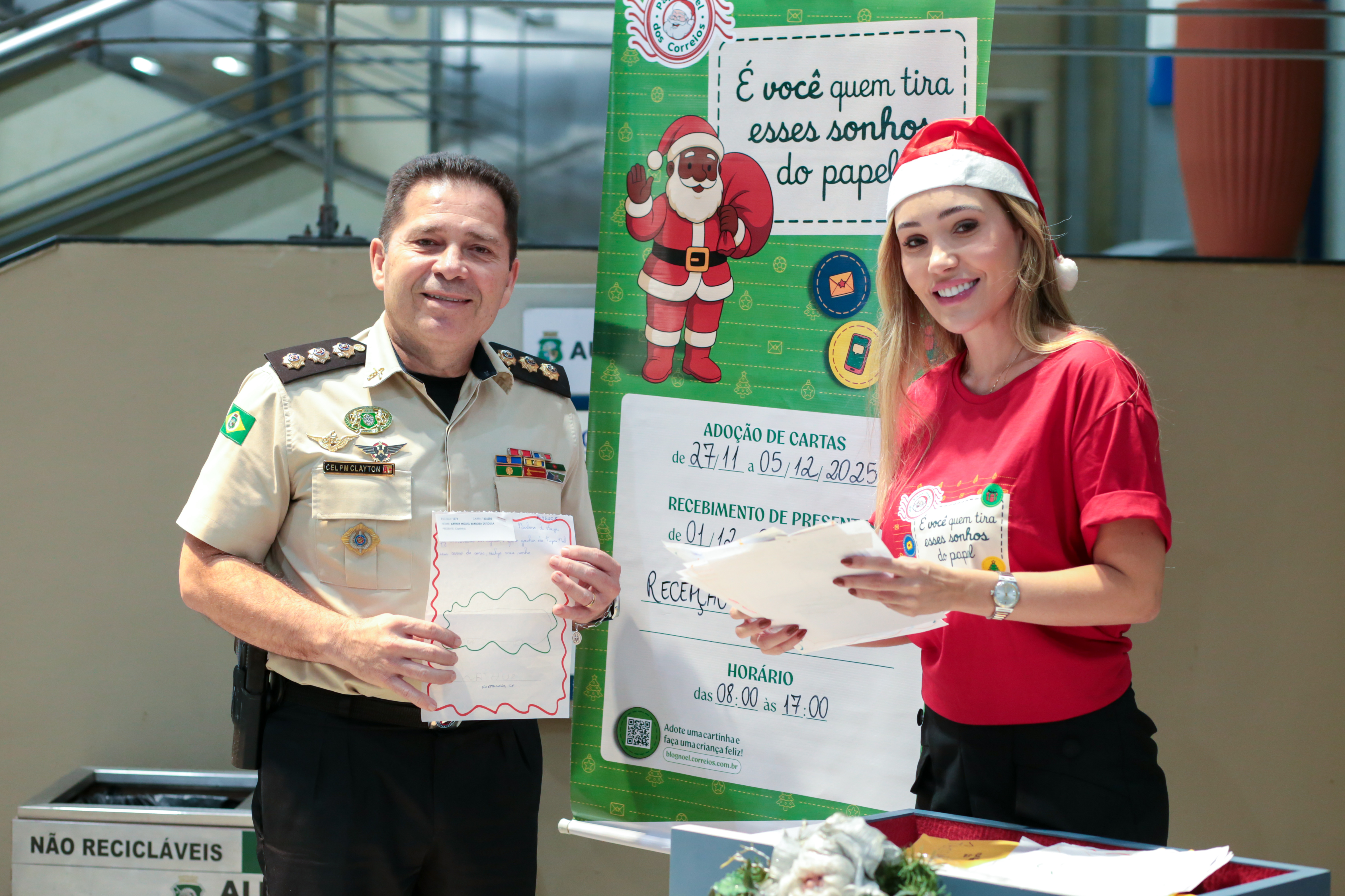 As cartas podem ser adotadas até o dia 5 de dezembro