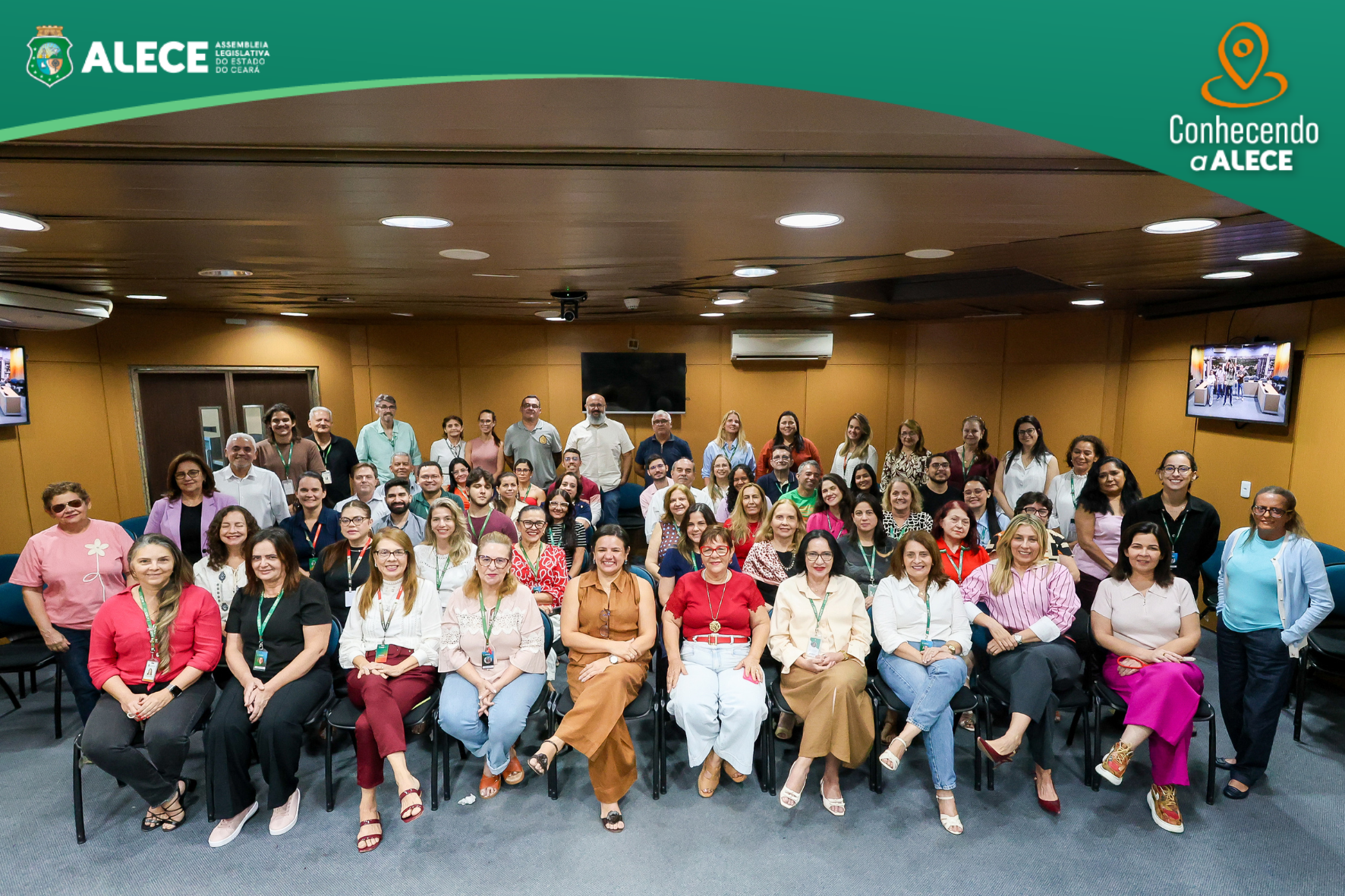 Parte da equipe do Complexo de Comissões Técnicas da Alece